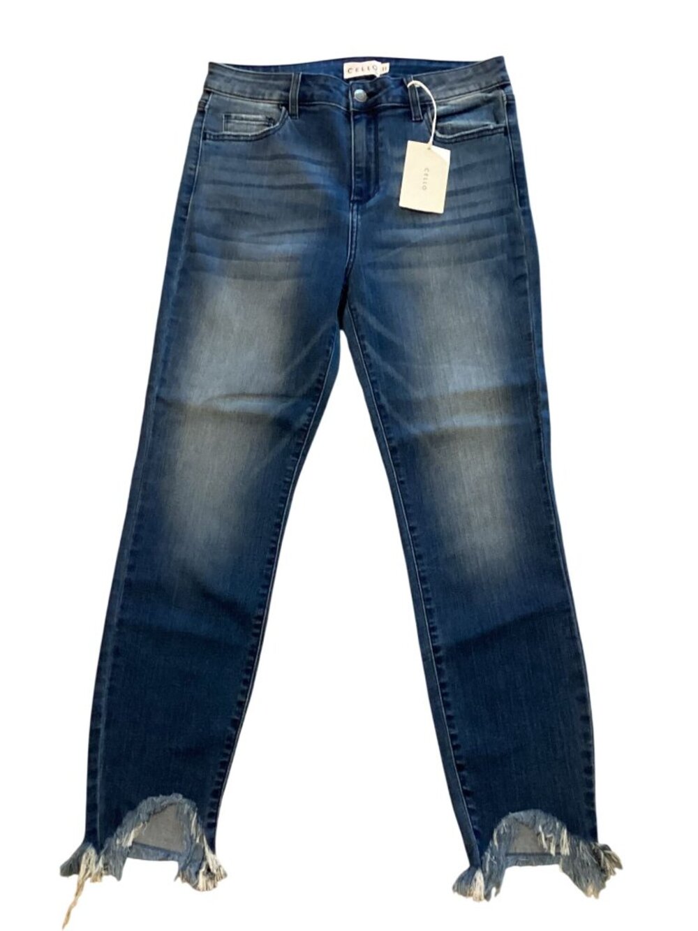 Cello Women's Cropped Skinny Denim Stretch Jeans Size 11 / 28X26 New W Tags